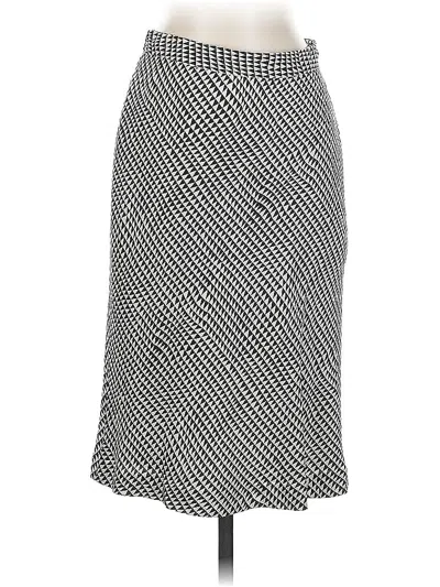 Pre-owned Banana Republic Silk Skirt In Black