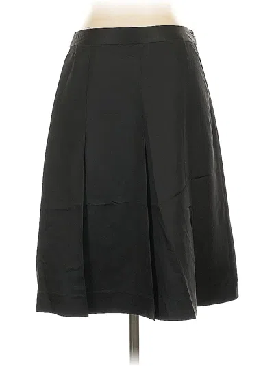 Pre-owned Banana Republic Silk Skirt In Black