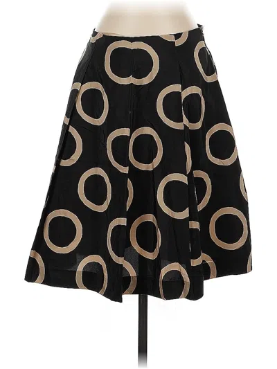 Pre-owned Banana Republic Silk Skirt In Black