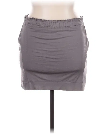 Pre-owned Banana Republic Silk Skirt In Brown