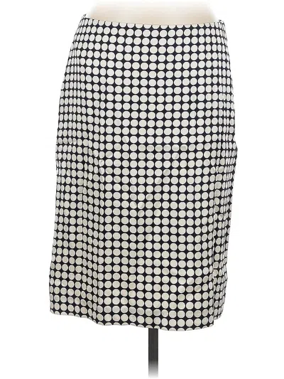 Pre-owned Banana Republic Silk Skirt In White
