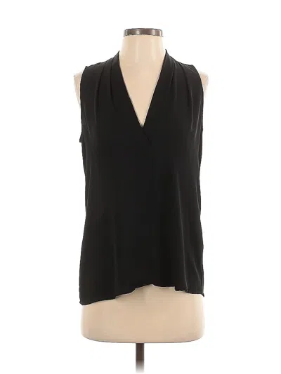 Pre-owned Banana Republic Sleeveless Blouse In Black