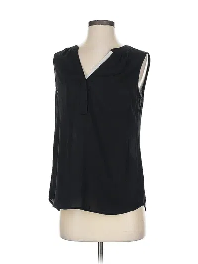 Pre-owned Banana Republic Sleeveless Blouse In Black