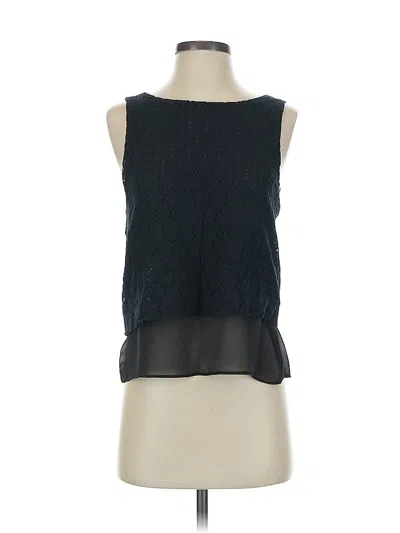 Pre-owned Banana Republic Sleeveless Blouse In Black