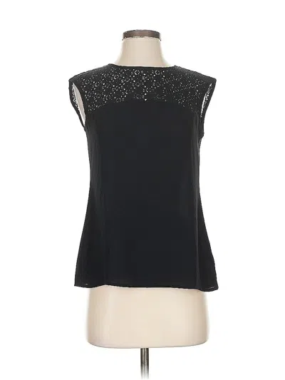 Pre-owned Banana Republic Sleeveless Blouse In Black