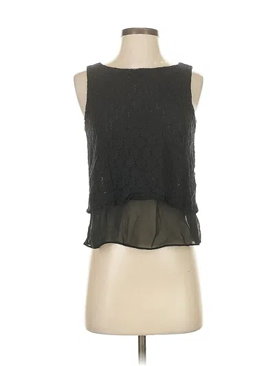 Pre-owned Banana Republic Sleeveless Blouse In Black