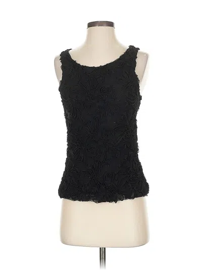Pre-owned Banana Republic Sleeveless Blouse In Black