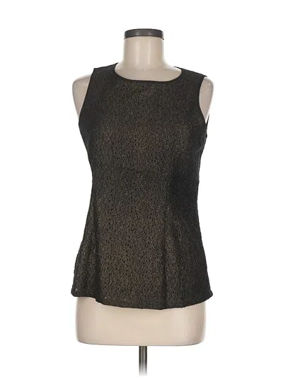 Pre-owned Banana Republic Sleeveless Blouse In Black