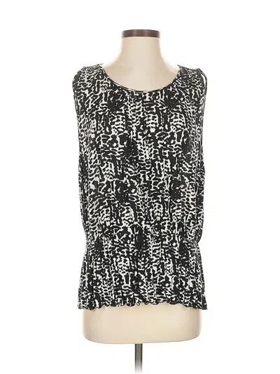 Pre-owned Banana Republic Sleeveless Blouse In Black