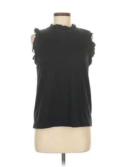 Pre-owned Banana Republic Sleeveless Blouse In Black