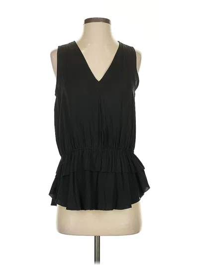 Pre-owned Banana Republic Sleeveless Blouse In Black