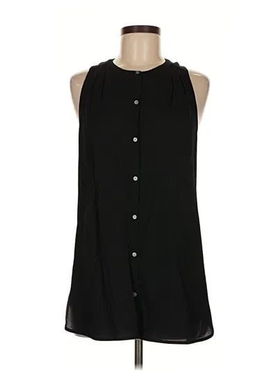 Pre-owned Banana Republic Sleeveless Blouse In Black