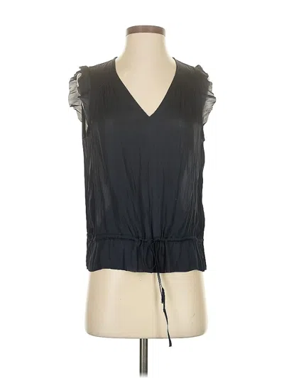 Pre-owned Banana Republic Sleeveless Blouse In Black