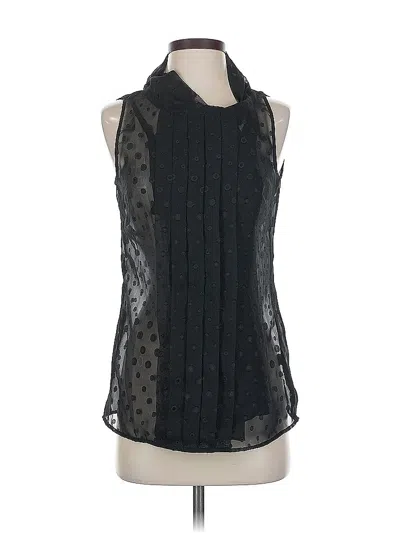 Pre-owned Banana Republic Sleeveless Blouse In Black