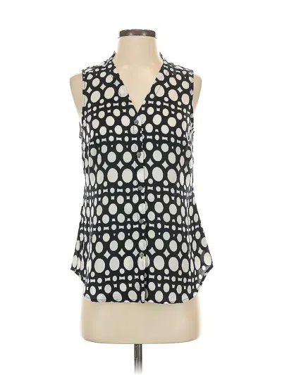 Pre-owned Banana Republic Sleeveless Blouse In Black