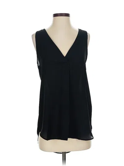 Pre-owned Banana Republic Sleeveless Blouse In Black
