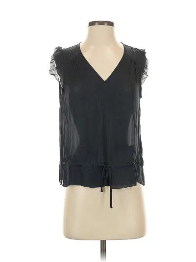 Pre-owned Banana Republic Sleeveless Blouse In Black