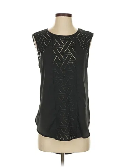 Pre-owned Banana Republic Sleeveless Blouse In Black