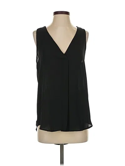 Pre-owned Banana Republic Sleeveless Blouse In Black