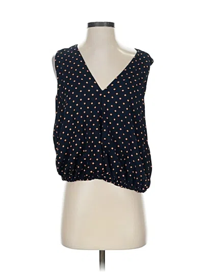 Pre-owned Banana Republic Sleeveless Blouse In Black