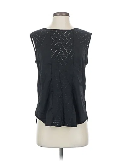 Pre-owned Banana Republic Sleeveless Blouse In Black