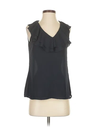 Pre-owned Banana Republic Sleeveless Blouse In Black