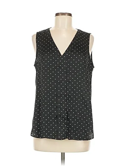 Pre-owned Banana Republic Sleeveless Blouse In Black