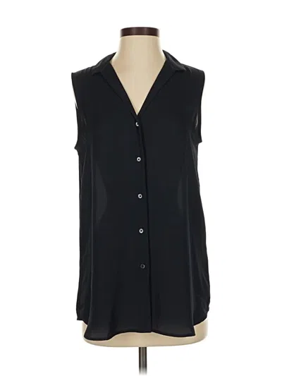 Pre-owned Banana Republic Sleeveless Blouse In Black