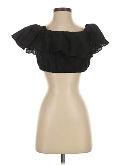 Pre-owned Banana Republic Sleeveless Blouse In Black