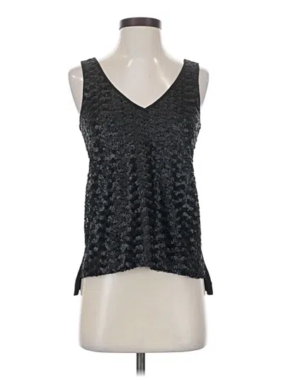 Banana Republic Sleeveless Blouse In Black