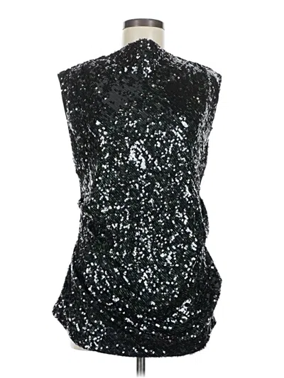 Banana Republic Sleeveless Blouse In Black