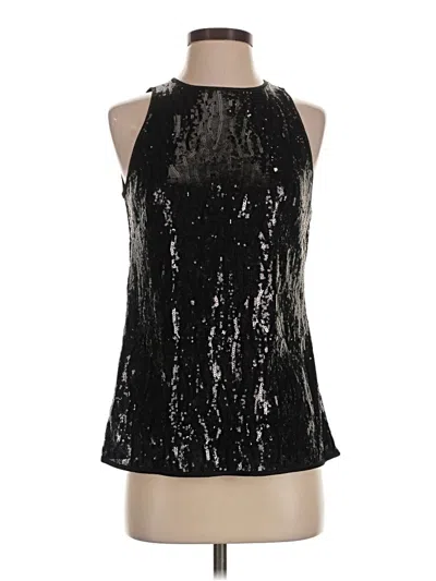 Banana Republic Sleeveless Blouse In Black