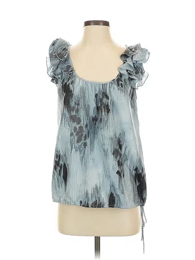 Pre-owned Banana Republic Sleeveless Blouse In Blue