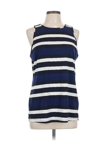 Pre-owned Banana Republic Sleeveless Blouse In Blue
