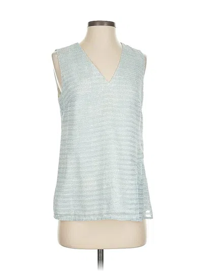 Pre-owned Banana Republic Sleeveless Blouse In Blue