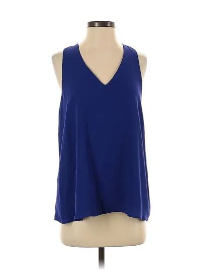 Pre-owned Banana Republic Sleeveless Blouse In Blue