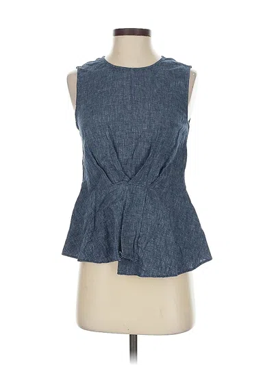 Pre-owned Banana Republic Sleeveless Blouse In Blue