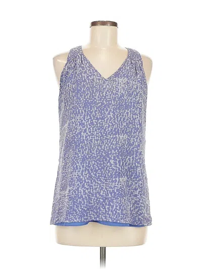 Pre-owned Banana Republic Sleeveless Blouse In Blue