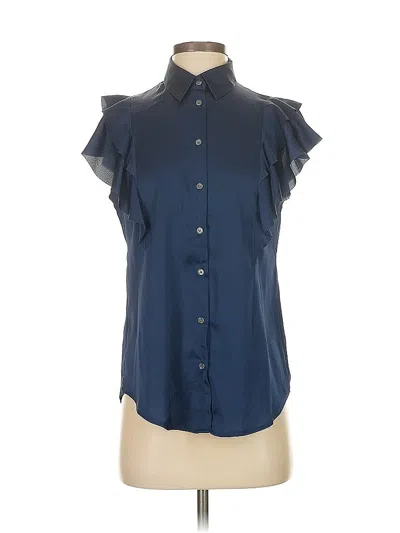 Pre-owned Banana Republic Sleeveless Blouse In Blue