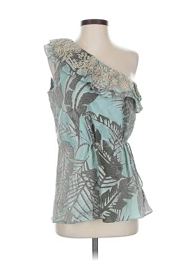 Pre-owned Banana Republic Sleeveless Blouse In Blue