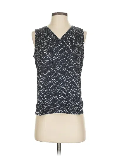 Pre-owned Banana Republic Sleeveless Blouse In Blue