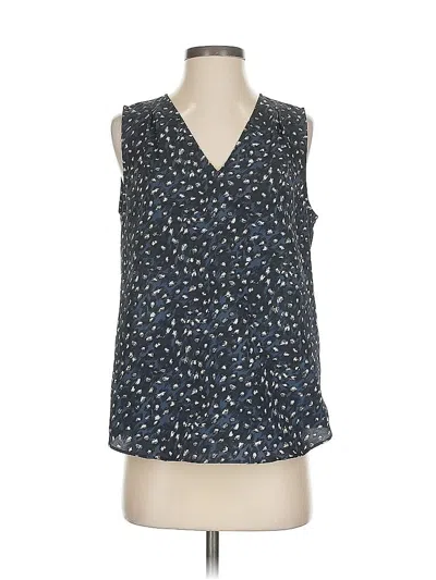 Pre-owned Banana Republic Sleeveless Blouse In Blue