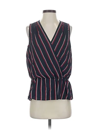 Pre-owned Banana Republic Sleeveless Blouse In Blue