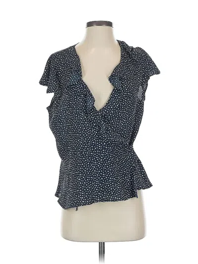 Pre-owned Banana Republic Sleeveless Blouse In Blue