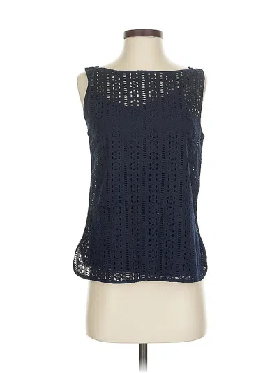 Pre-owned Banana Republic Sleeveless Blouse In Blue