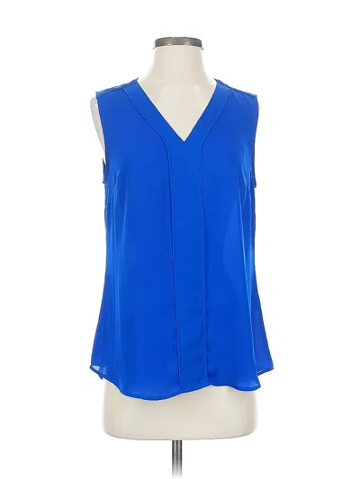 Pre-owned Banana Republic Sleeveless Blouse In Blue
