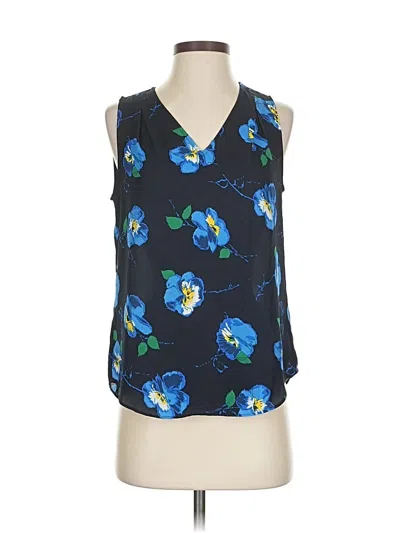 Pre-owned Banana Republic Sleeveless Blouse In Blue
