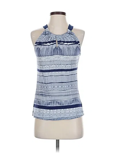 Pre-owned Banana Republic Sleeveless Blouse In Blue