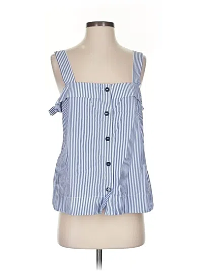 Pre-owned Banana Republic Sleeveless Blouse In Blue