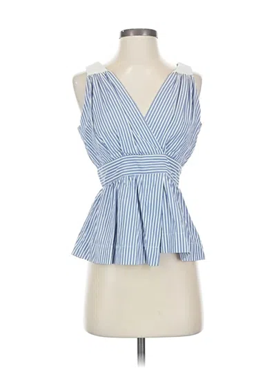Pre-owned Banana Republic Sleeveless Blouse In Blue